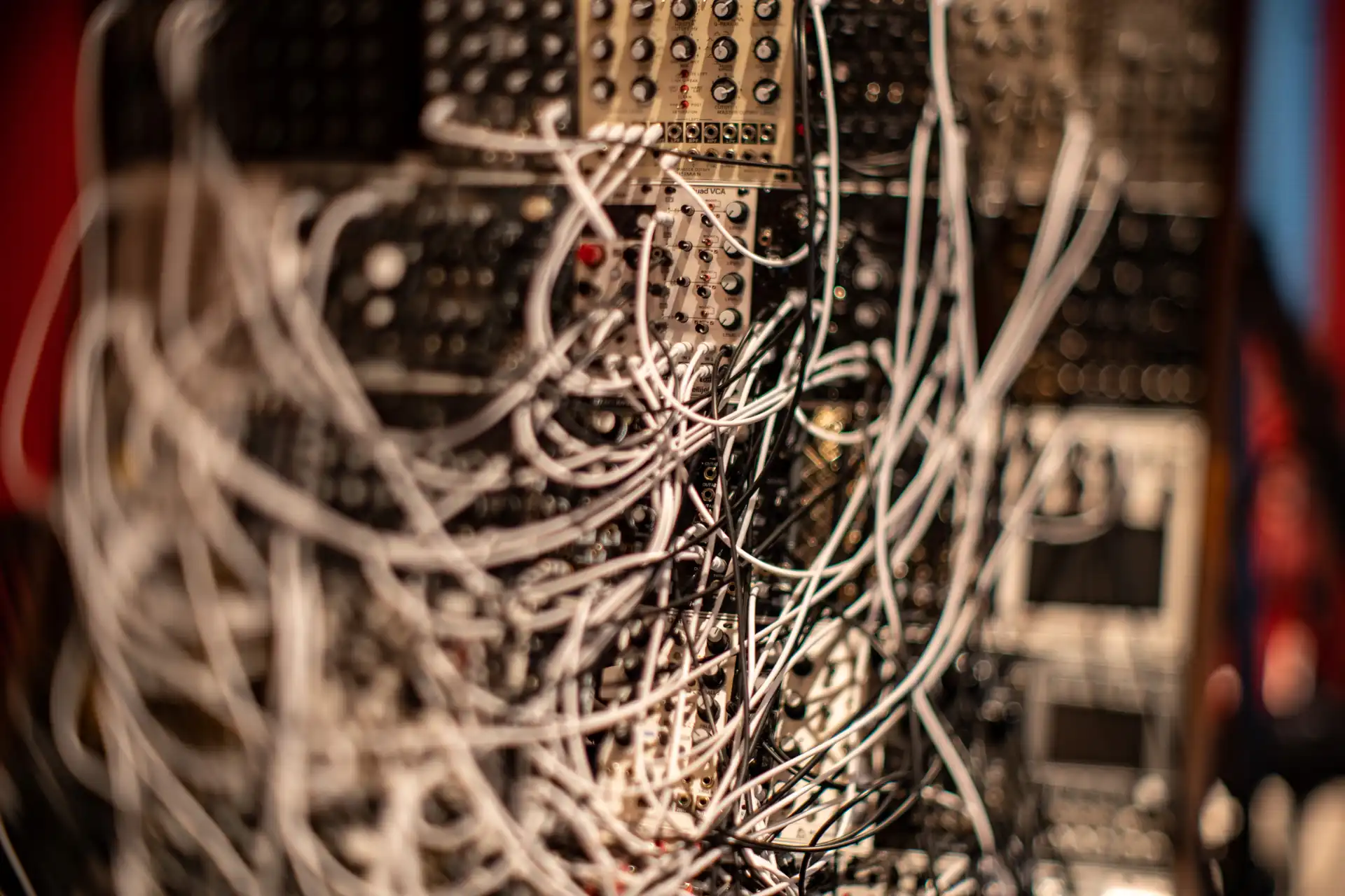 Modulaire synthesizer, textuur voor elektronica